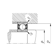 S 6003-2RSR, (j) DIN 625-1 ˜ʵҪߴ, ɂ(c)ܷ