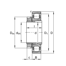 ΝLS 20217-K-MB-C3 + H217, (j) DIN 635  DIN 5415 (bio)(zhn)Ҫߴ, F׺;o