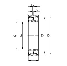 {ĝLS 21319-E1-K-TVPB,  DIN 635-2 ˜ʵҪߴ, FF 1:12