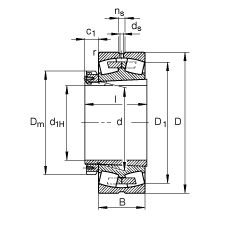 {(dio)ĝLS 239/670-B-K-MB + H39/670, (j) DIN 635-2 (bio)(zhn)Ҫߴ, F׺;o