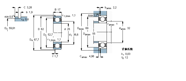 SKF 6305-2ZNRӱDƬ