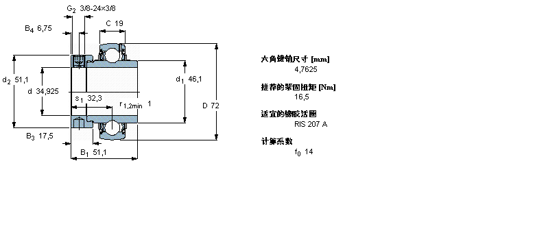 SKF Y-ʽԪYEL207-106-2FӱDƬ