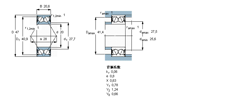 SKF ǽ|3204A-2RS1TN9/MT33ӱDƬ