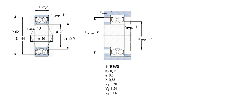SKF ǽ|5304A-2RS1ӱDƬ