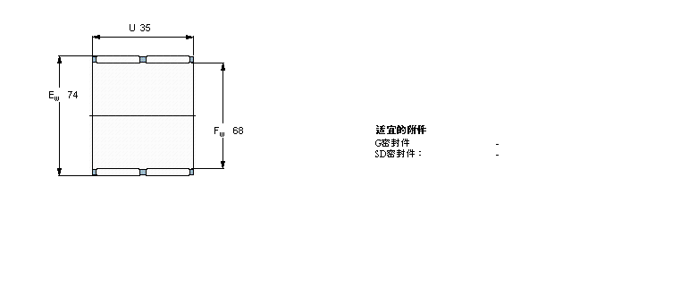 SKF LK68x74x35ZWӱDƬ