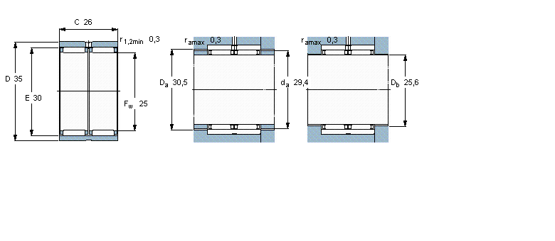 SKF LRNAO25x35x26ӱDƬ