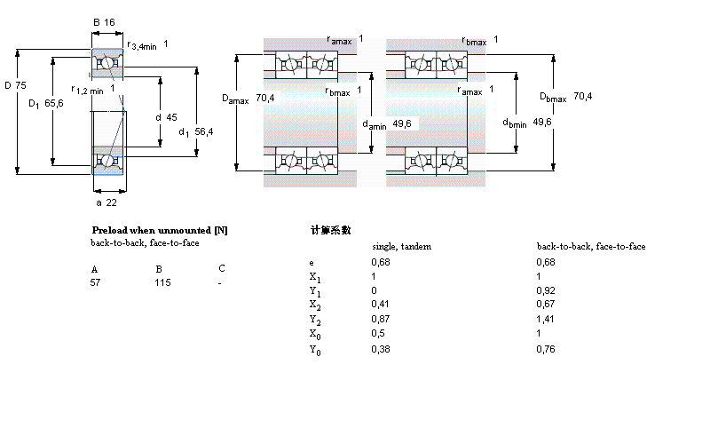 SKF ǽ|C7009DB/P7ӱDƬ