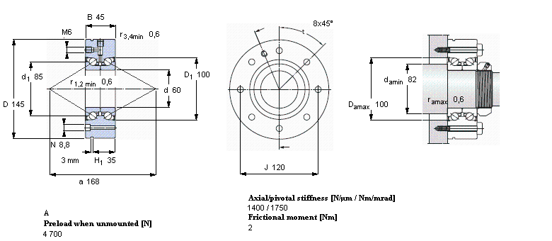 SKF ǽ| for screw drivesBEAM060145-2RSӱDƬ