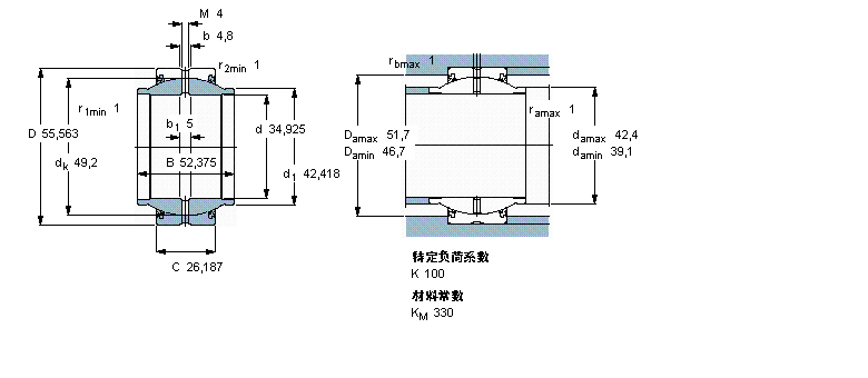 SKF ҪSo(h)ď滬(dng)GEZM106ES-2RSӱDƬ