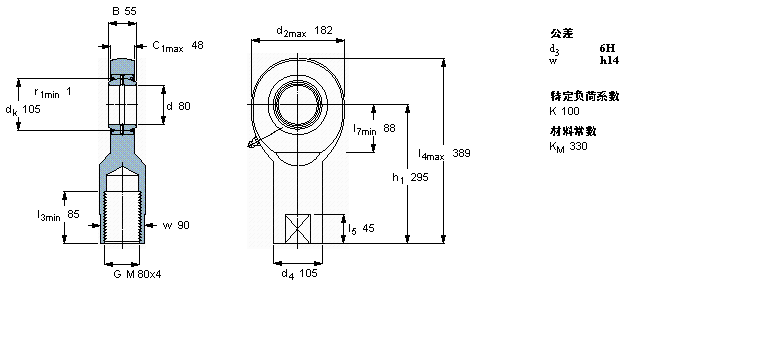 SKF ҪSo(h)ėUSI80ES-2RSӱDƬ